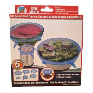 Tampas elásticas de silicone