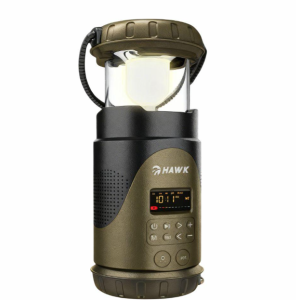 HAWK RÁDIO SOLAR FM/AM C/ DÍNAMO/ LANTERNA/ POWERBANK/BLUETOOTH