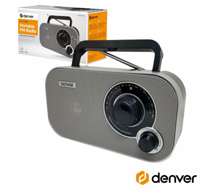 DENVER RÁDIO PORTÁTIL FM