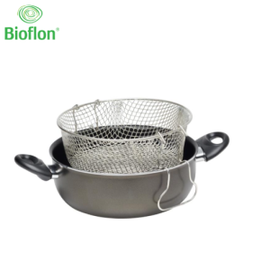 BIOFLON CAÇAROLA FRITADEIRA C\CESTO 24CM