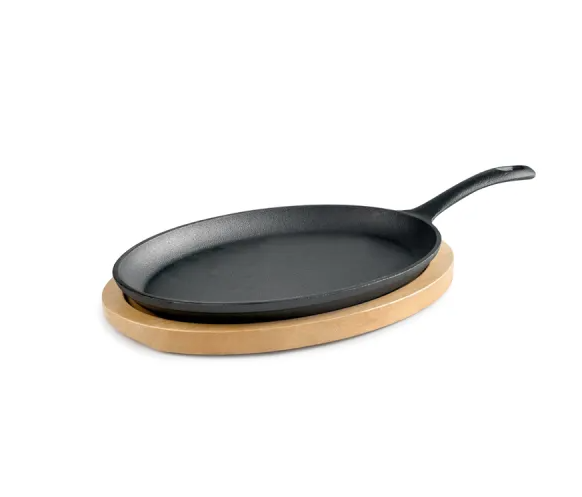IBILI FRIGIDEIRA OVAL COM BASE EM MADEIRA 627017