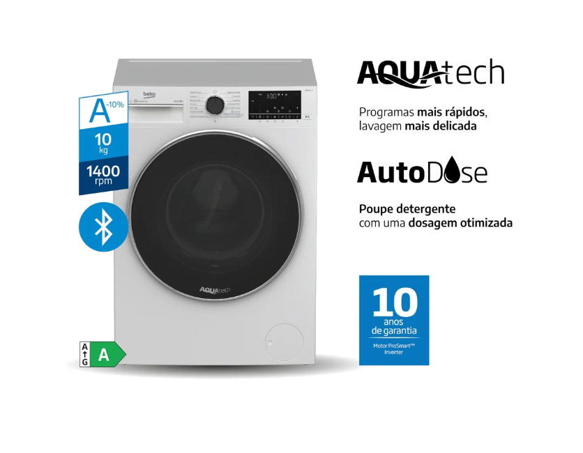 BEKO 10KG AUTO DOSE B5WFT510418WD