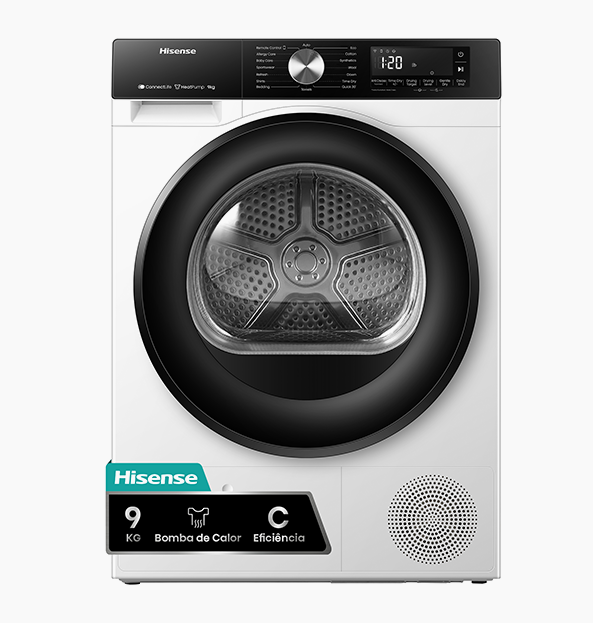 HISENSE 9KG BOMBA CALOR DH3S902BWCC
